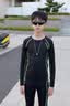 VICTORIATOURIST儿童跑步运动套装男女秋冬紧身保暖内衣健身篮球速干滑雪服两件套 实拍图