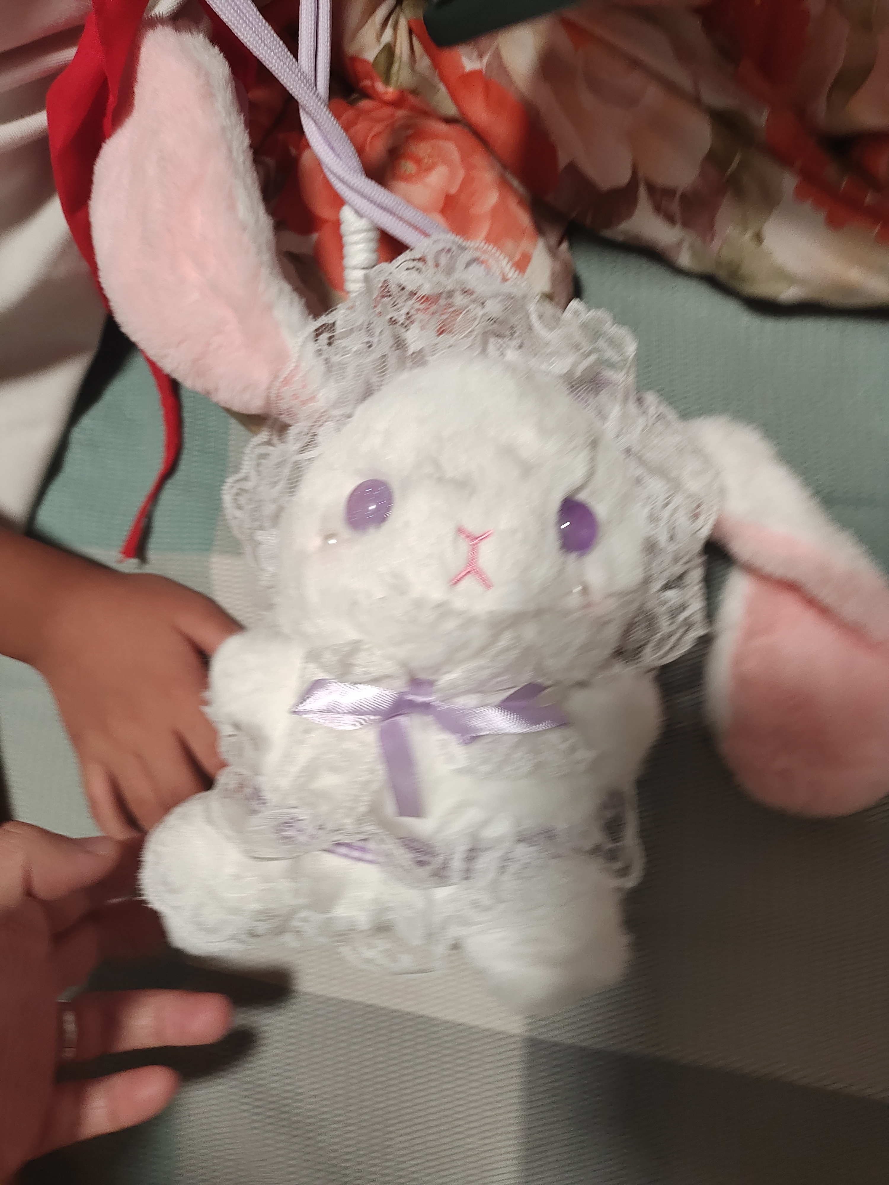 维尼小象兔子玩偶包包洛丽塔背包斜挎包毛绒送女孩生日礼物中秋节礼物 实拍图