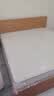 全友家居 北欧原木风主卧室家用双人大床1.8米x2米现代简约板式床家具 实拍图