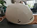 京东京造电动车头盔 3C认证男女士款春夏四季半盔透气轻便摩托车自行车电瓶车安全帽 亮光米白色 实拍图