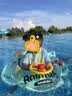 swimbobo儿童游泳圈 小孩户外温泉坐圈 小孩充气戏水坐艇 游泳装备K2001 实拍图