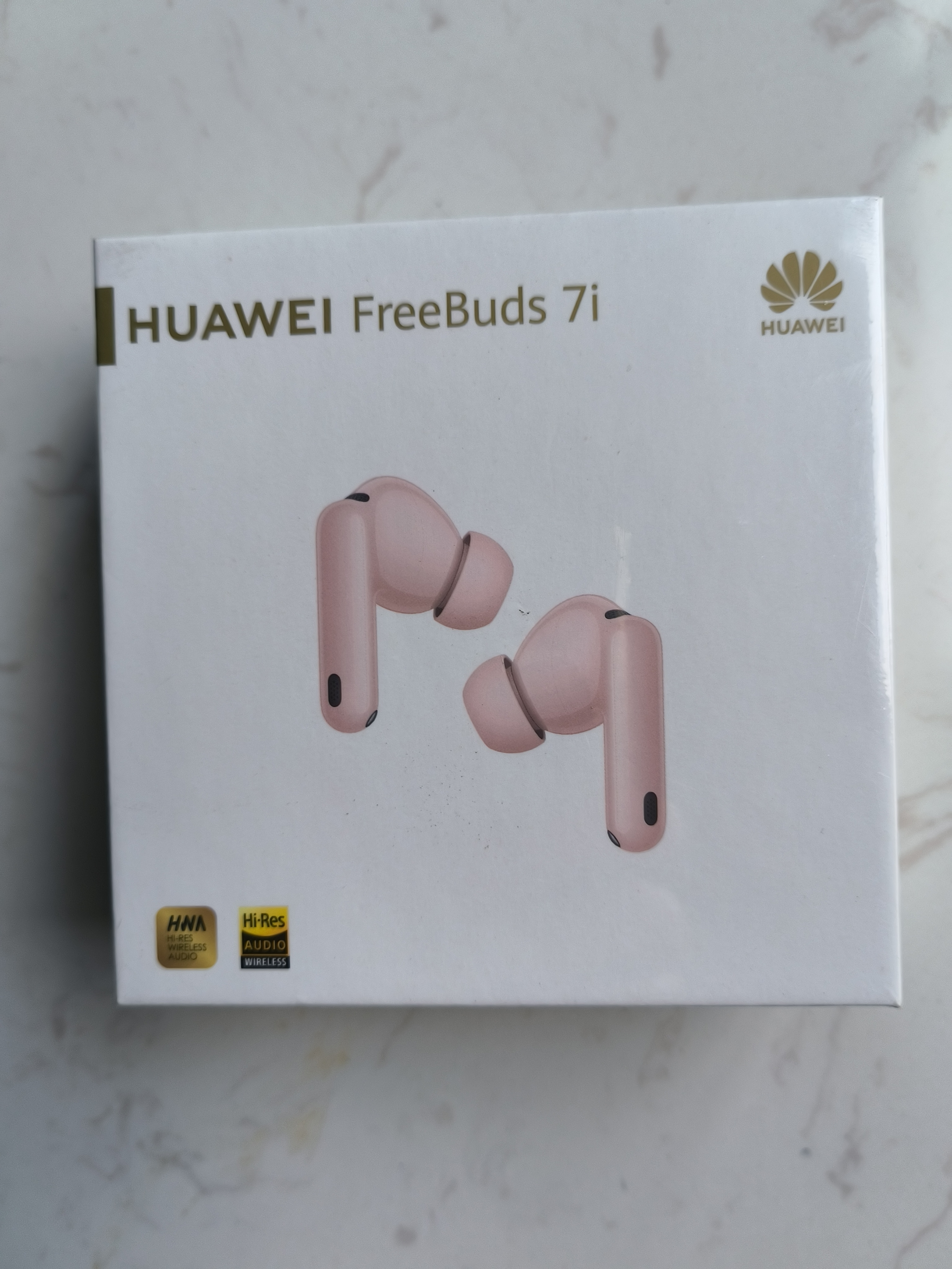 华为FreeBuds 7i 蓝牙耳机 智慧动态降噪4.0/静谧通话/鸿蒙智慧助手 樱语粉 实拍图