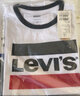 Levi's李维斯夏季男童短袖T恤时尚百搭童装经典三色标纯棉半袖上衣 奶白 110 /56 【建议身高104-110cm】 实拍图