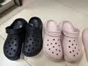 CROCS卡骆驰檀健次同款经典泡芙洞洞鞋轻便舒适男女同款花园鞋|207521 黑色-001(含智必星) 39 (240mm) 实拍图