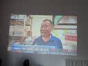 腾讯极光投影J5【632CVIA】一体式云台投影仪家用客厅卧室宿舍便捷式投影机（真1080P、腾讯元宝AI） 实拍图