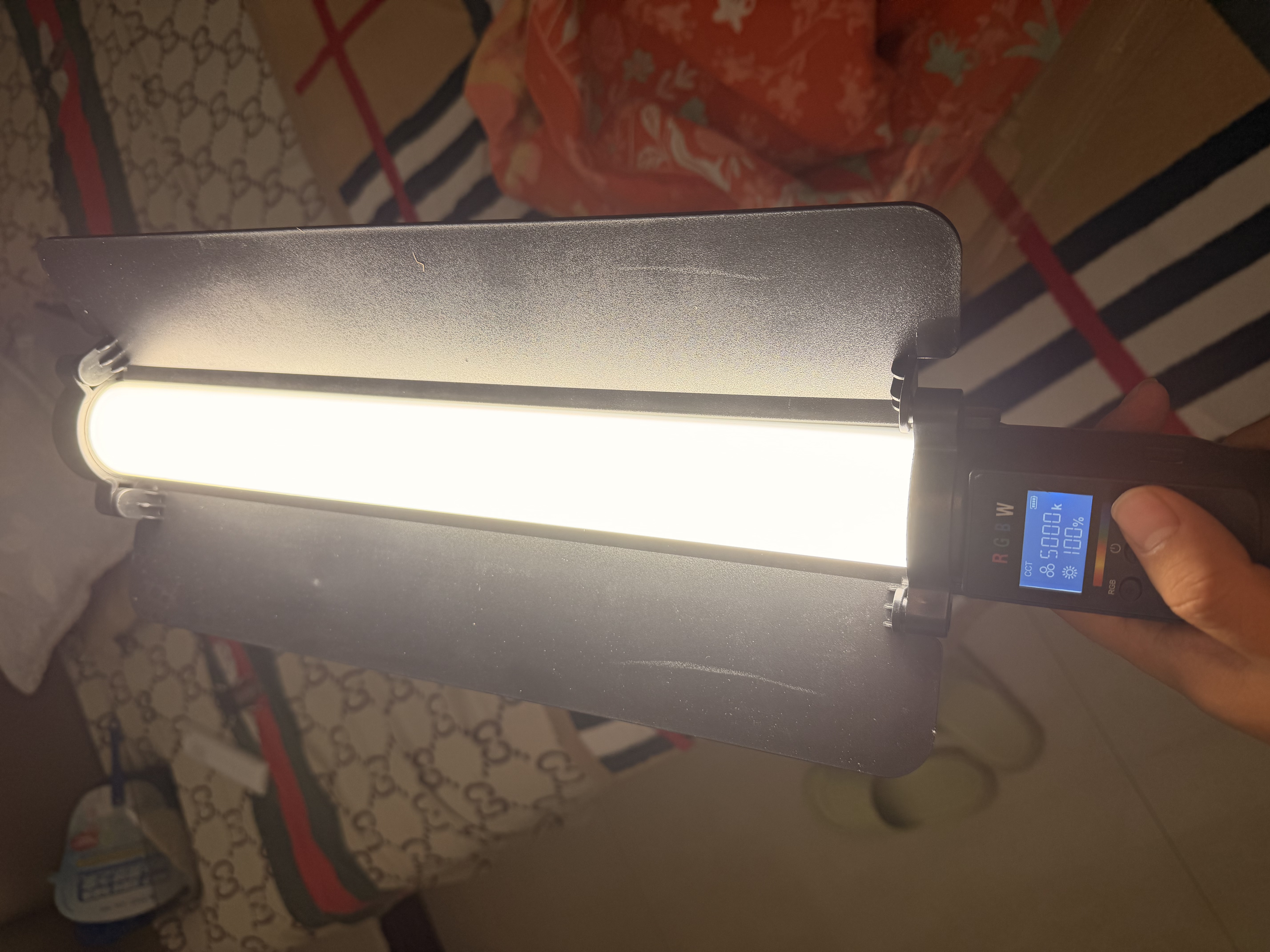 硕图直播补光灯灯棒RGB手持led全彩便携支架可调色温专业视频摄影拍照直播美颜打光灯柔光户外夜景 实拍图