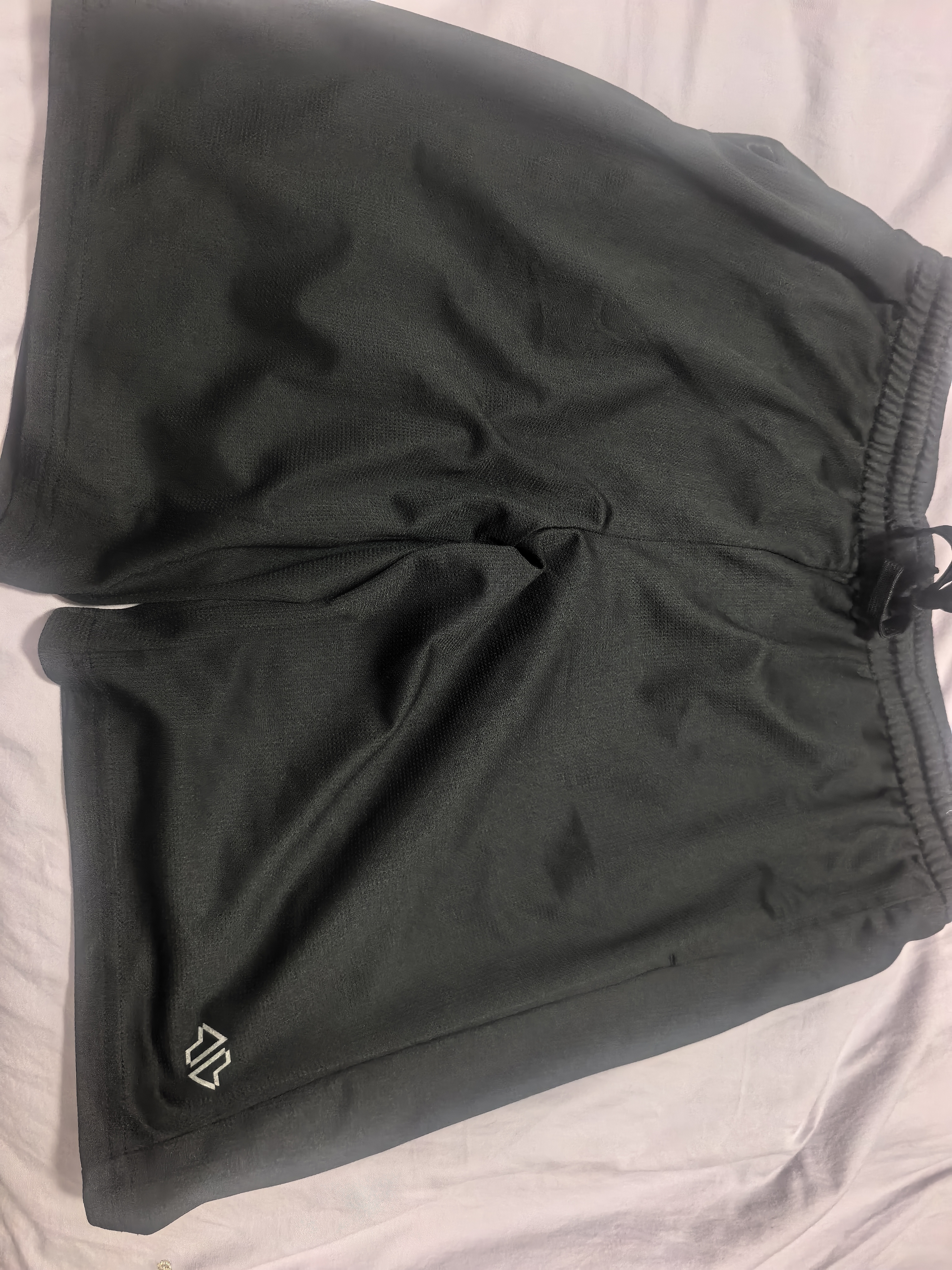 京东京造超轻量速干跑步运动短裤男健身训练吸湿排汗休闲五分裤 黑色 XL 实拍图