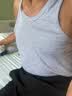 宜而爽【100%纯棉】背心男士罗纹修身打底衫2件装 实拍图