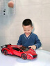 光彩年华遥控汽车六一儿童节玩具车男孩手势感应遥控车变形3-6岁生日礼物 兰博-金属红【声控手势+手表】 实拍图