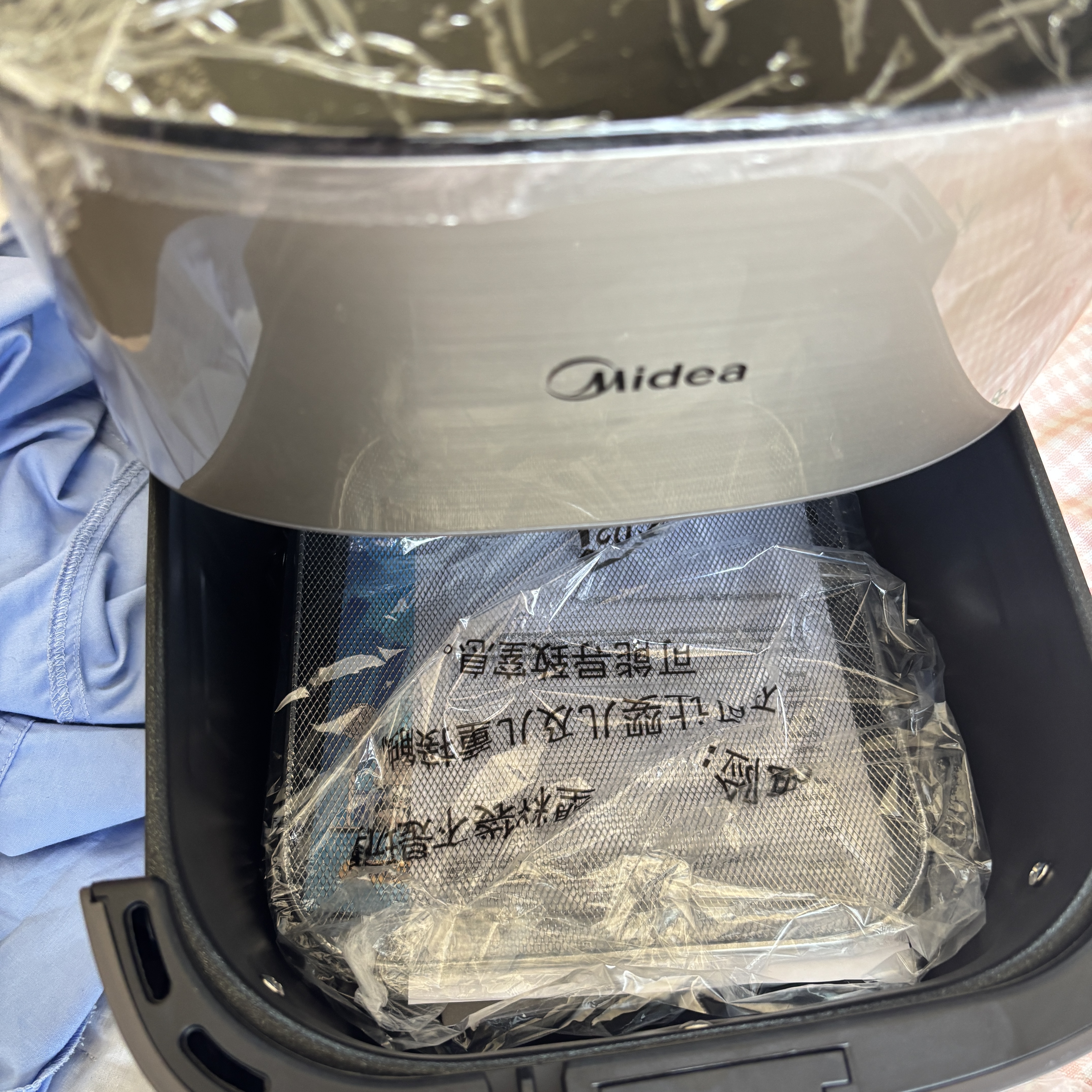 美的（Midea）空气炸锅美的蒸烤一体机小家电 家用0氟大容量6.5L 炎烤免翻面多功能 双热源金属内腔KZC6502 实拍图
