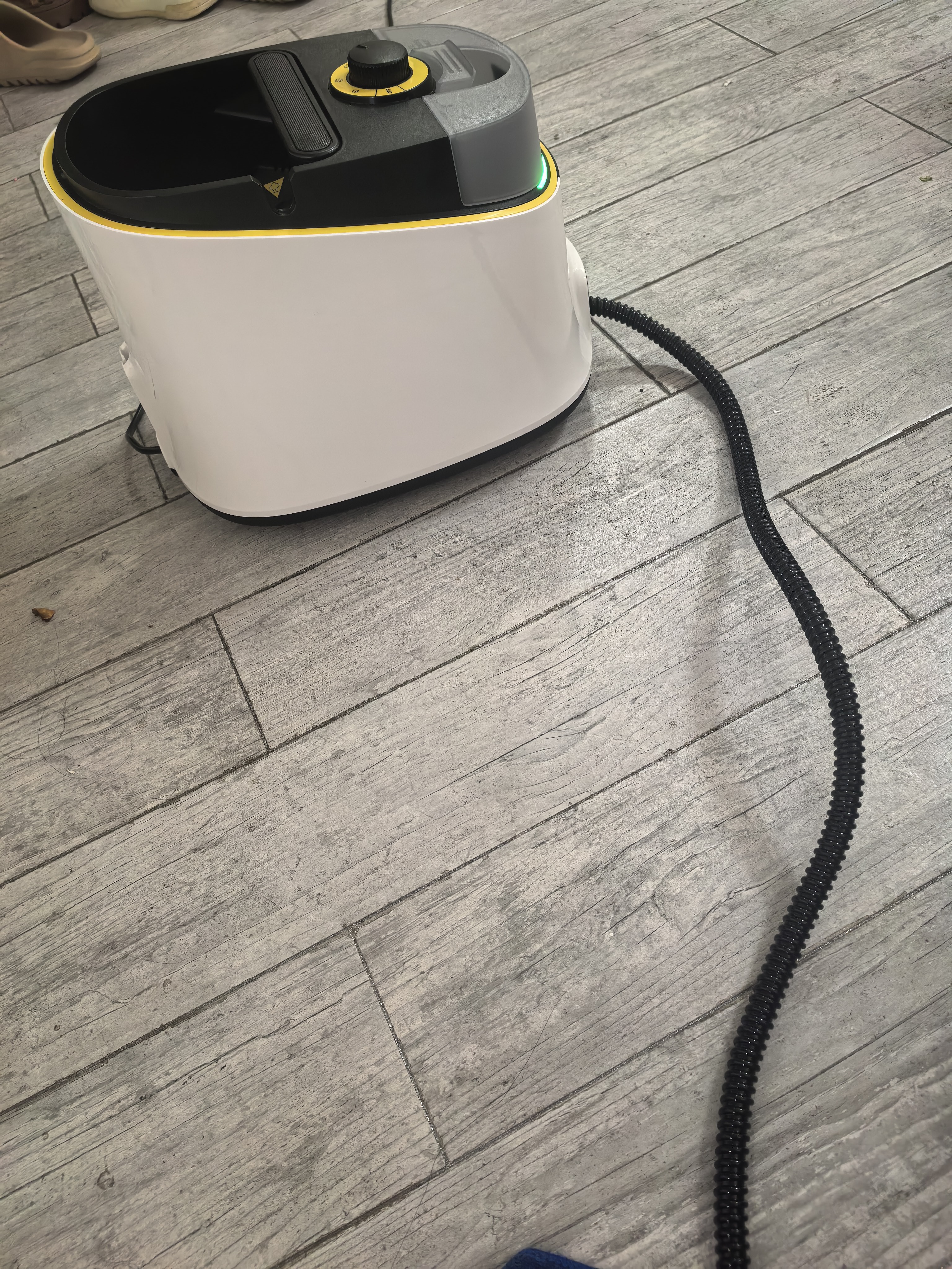 KARCHER德国卡赫蒸汽拖把拖地家用高温蒸汽清洁机厨房油烟机空调全屋清洁洗地一体机温度显示杀菌除螨SC5D 实拍图