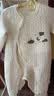 乖奇熊婴儿连体衣三层夹丝棉春秋冬季保暖居家服宝宝睡衣哈衣爬服新生儿 实拍图