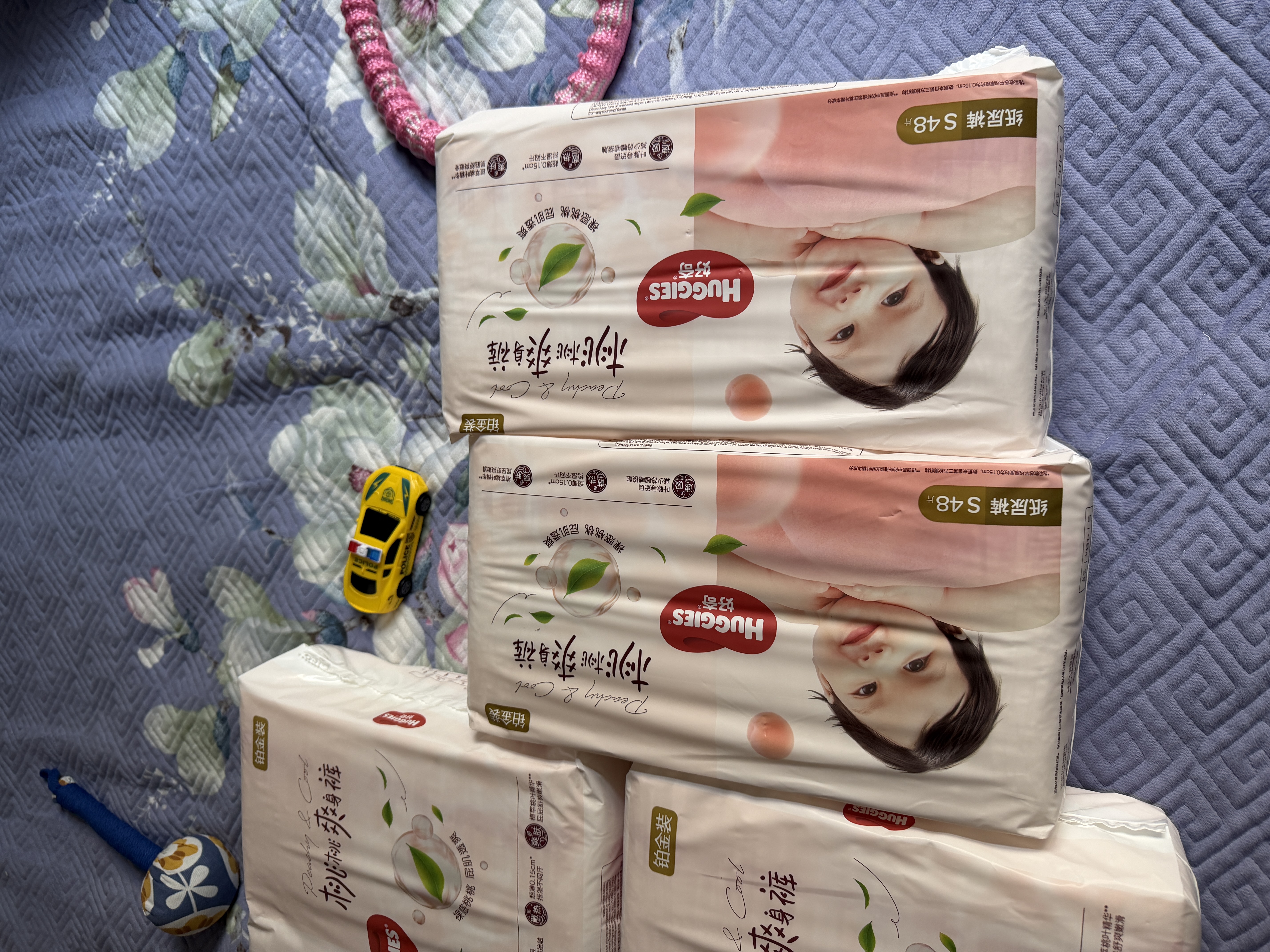 好奇（Huggies）铂金装小桃裤纸尿裤S96片(4-8kg)新生儿小号尿不湿【散热口碑王】 实拍图