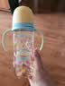 贝亲（Pigeon）PPSU双把手防胀气奶瓶240ml 丛林小兔 M号奶嘴 3月+ AA218 实拍图