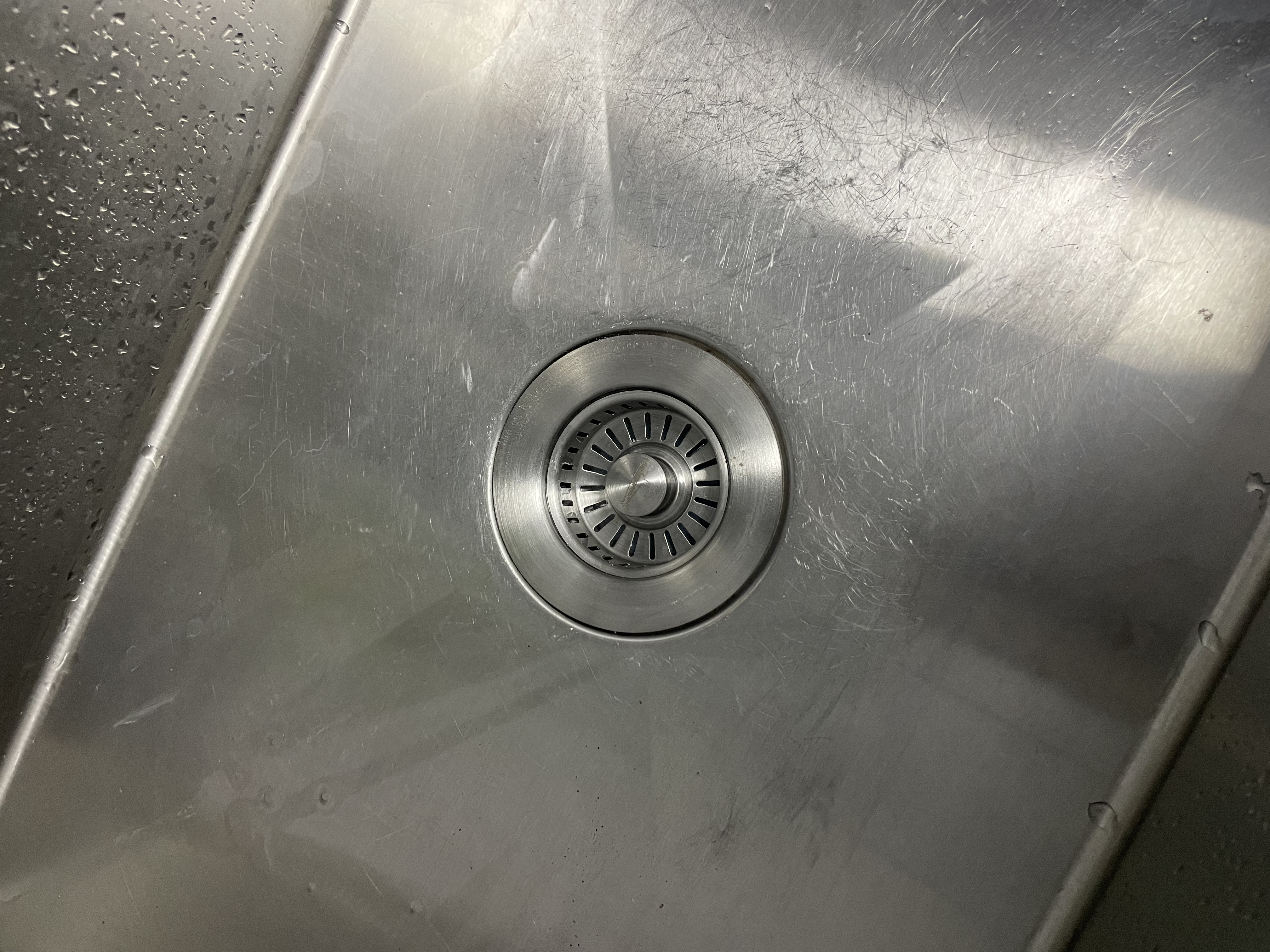 潜水艇（Submarine）洗菜盆漏水塞 厨房水槽过滤网 水槽按压弹跳芯下水器不锈钢防臭 【单槽】菜盆弹跳下水器 实拍图