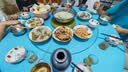 卓博餐桌转盘钢化玻璃转盘圆桌饭桌圆台桌面转盘BZP11-88cm 实拍图