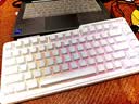 珂芝（KZZI）K75V2三模客制化机械键盘无线蓝牙有线电竞游戏家用办公82键RGB背光ABS键帽Gasket星月白紫玉轴 实拍图