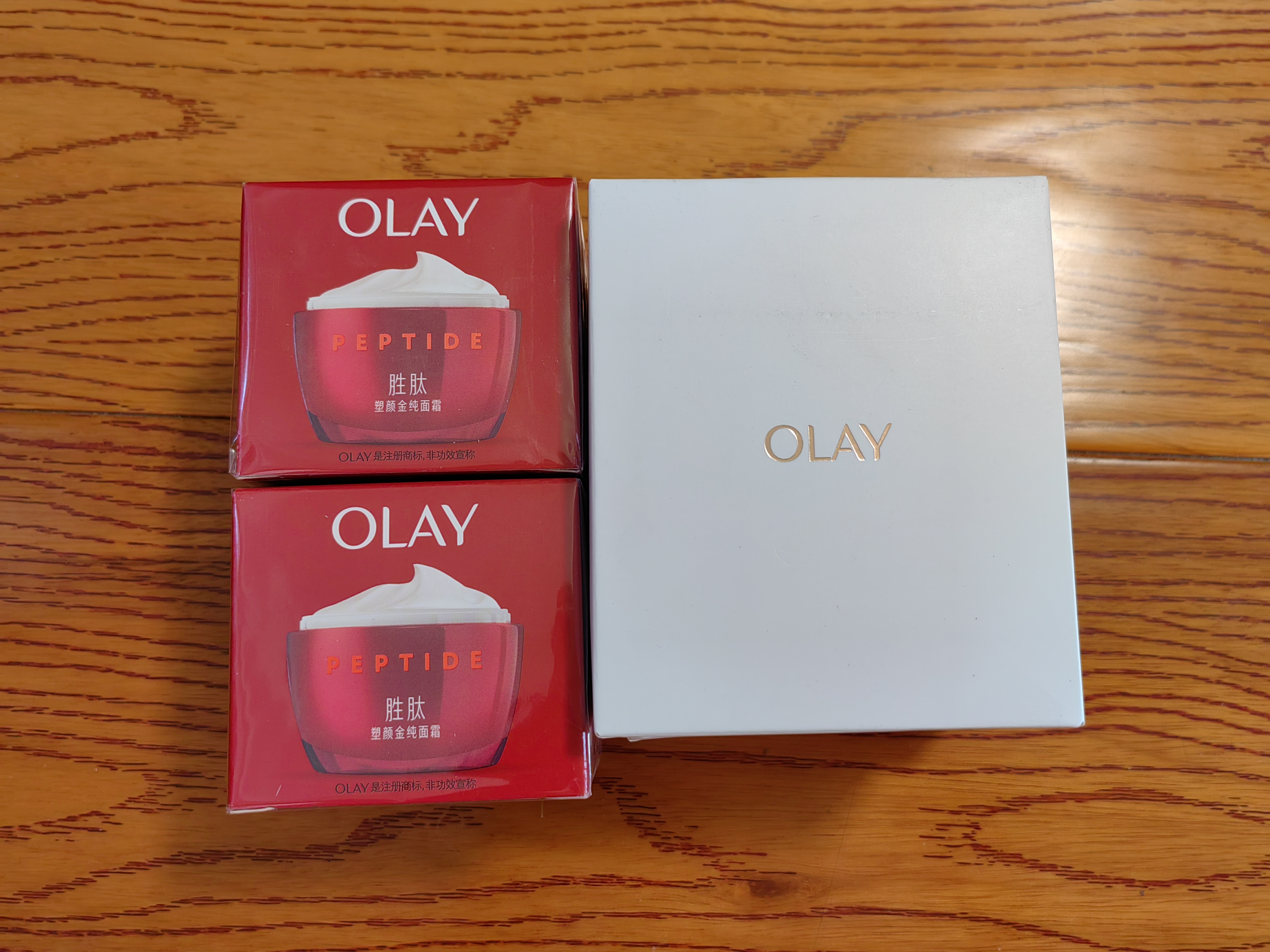 玉兰油（OLAY）大红瓶面霜50g双支装抗皱紧致女士保湿面霜护肤品生日礼物送女友 实拍图