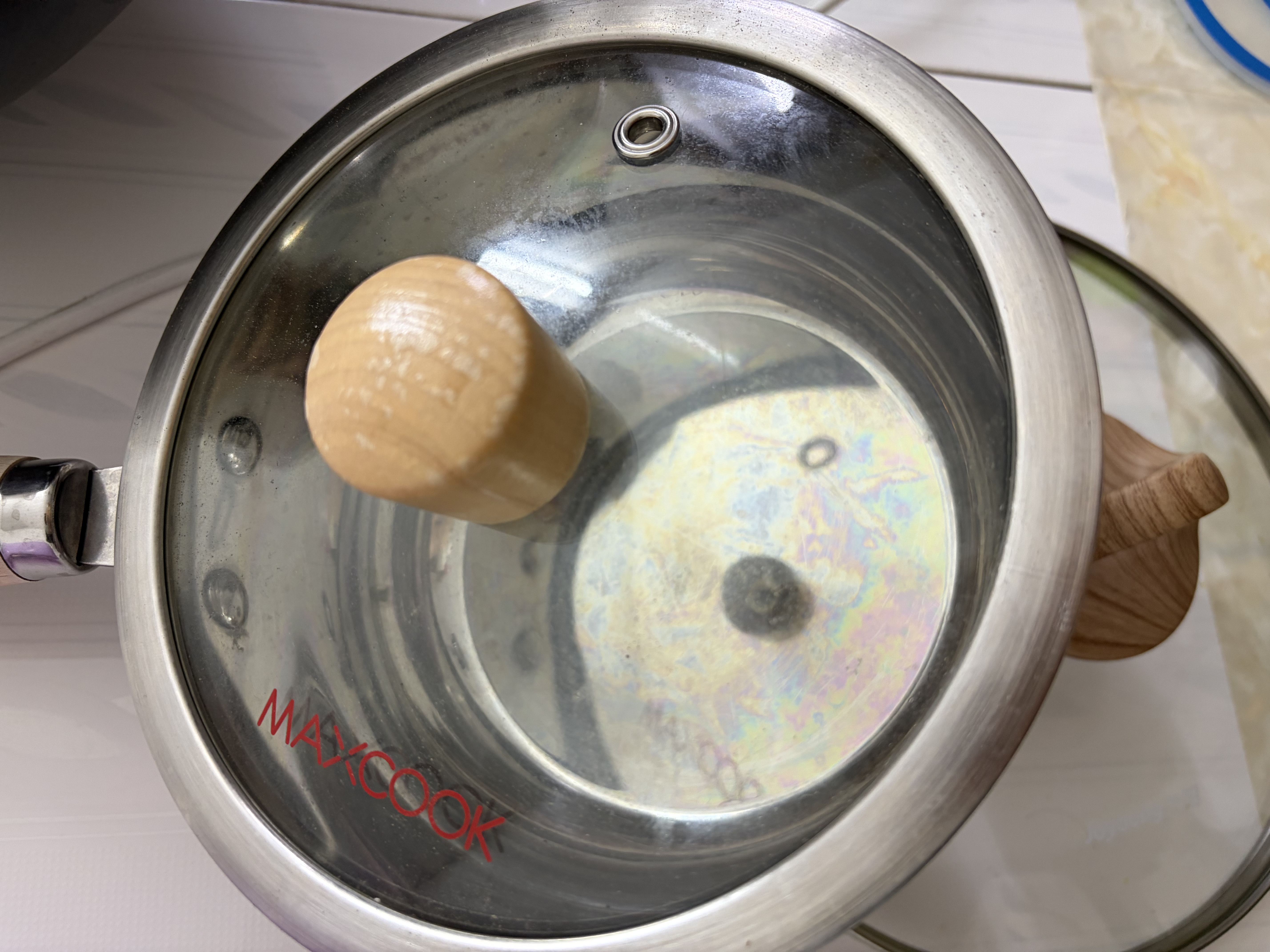 美厨（MAXCOOK）316L不锈钢奶锅汤锅18cm 泡面煮奶辅食锅加厚复合底MCN6995 实拍图