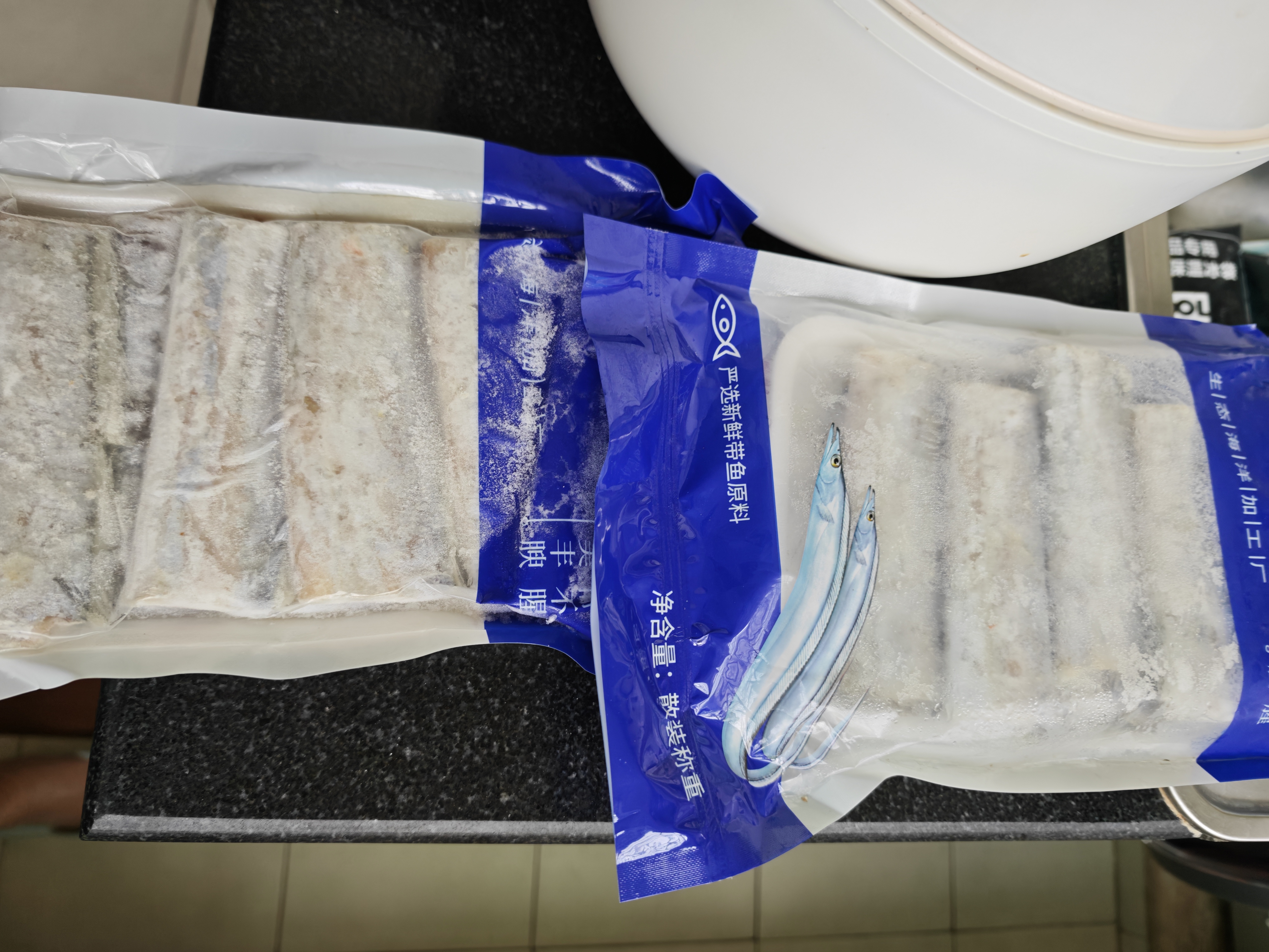 冷链正宗国产油带鱼中段冷冻小眼无冰新鲜海鲜野生东海刀鱼净重 1000g【正宗油带鱼】 实拍图