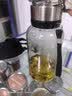 【送杯套】大容量加厚玻璃杯子便携杯茶水分离带杯套泡茶水杯 透明 1000ml吨吨桶 1只装 实拍图