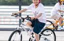 迪卡侬【门店自提】混合路面自行车RIVERSIDE钢制车架青少年儿童 白色20寸带脚撑(不可变速) 实拍图