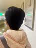 恒发假发女士女 自然全头套真人短发纹理妈妈款中老 真发轻薄款 自然黑 短发 15cm 均码 实拍图