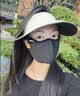 李宁（LI-NING）防晒口罩面罩男女士冰丝防紫外线立体遮阳口罩跑步骑车透气护眼角 实拍图