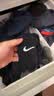 耐克NIKE袜子男子 速干透气篮球袜 短袜三双装SX7677-010黑L 实拍图