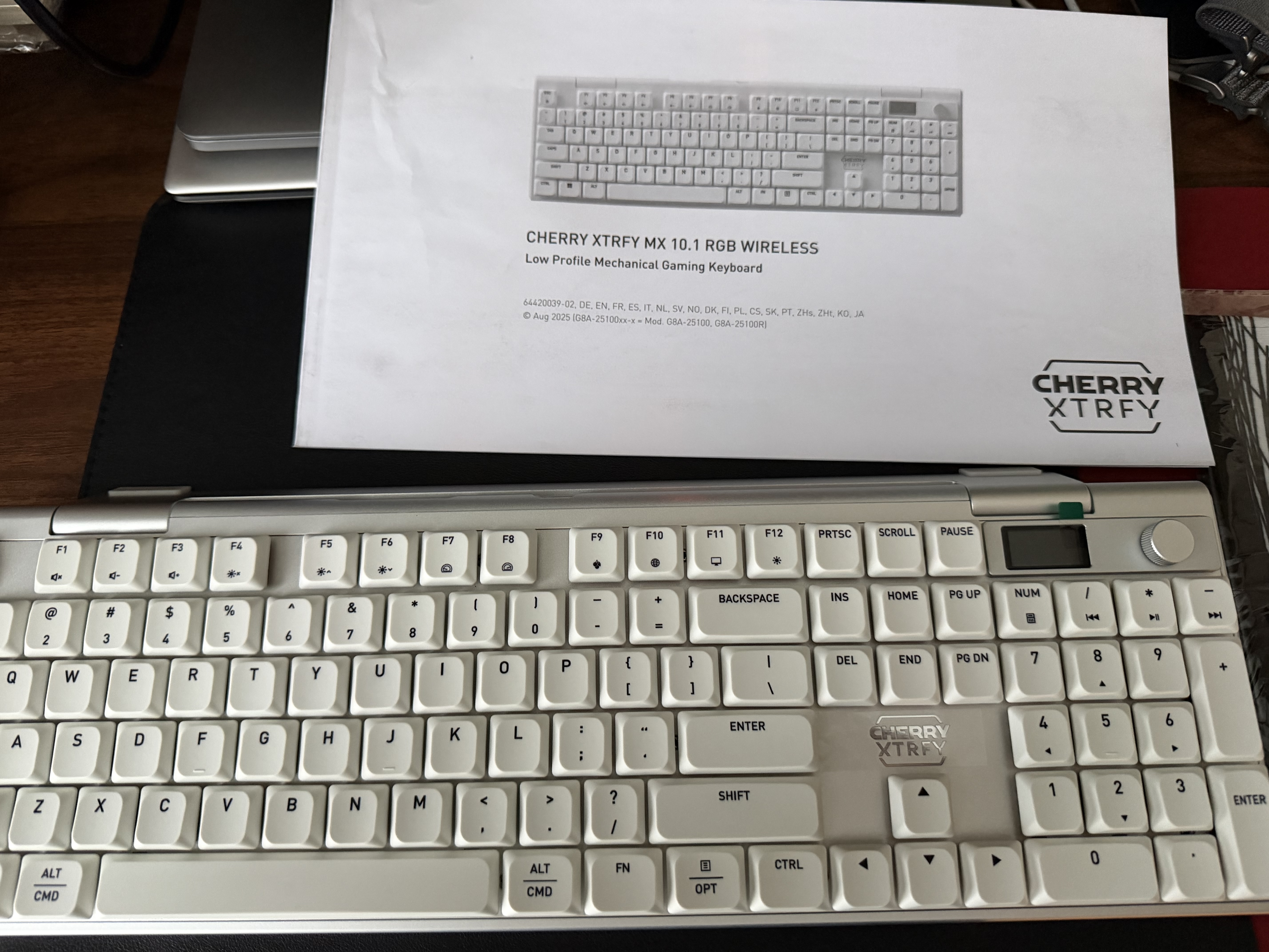 CHERRY樱桃 MX10.1无线键盘MAC矮轴机械键盘超薄三模RGB合金外壳航插线蓝牙/有线/无线8K回报率办公游戏 【超薄机身】MX10.1银色 矮红轴 晒单实拍图