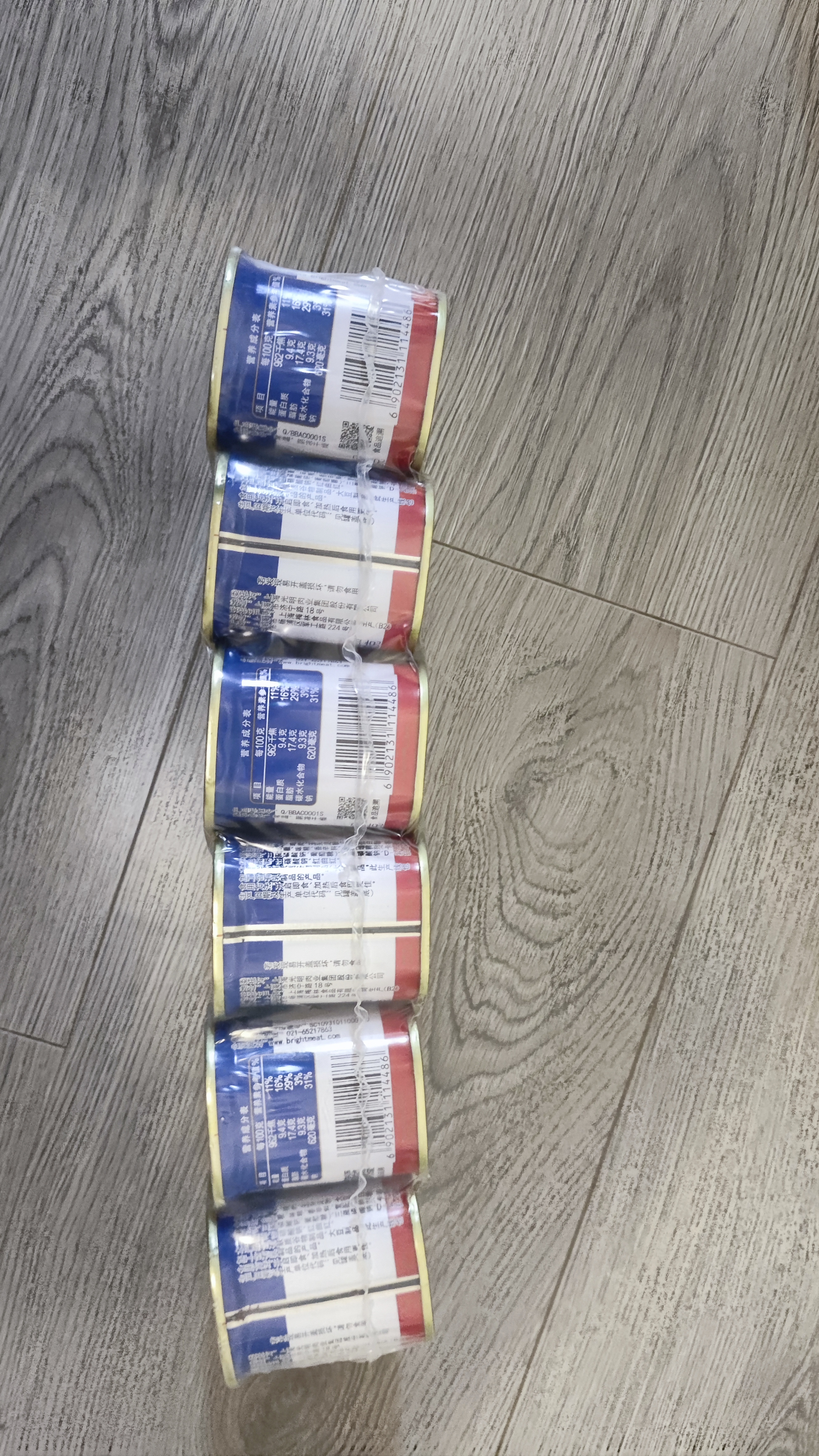 MALING上海梅林午餐肉198g*6罐 罐头零食早餐火锅食材 经典老字号方便面 实拍图