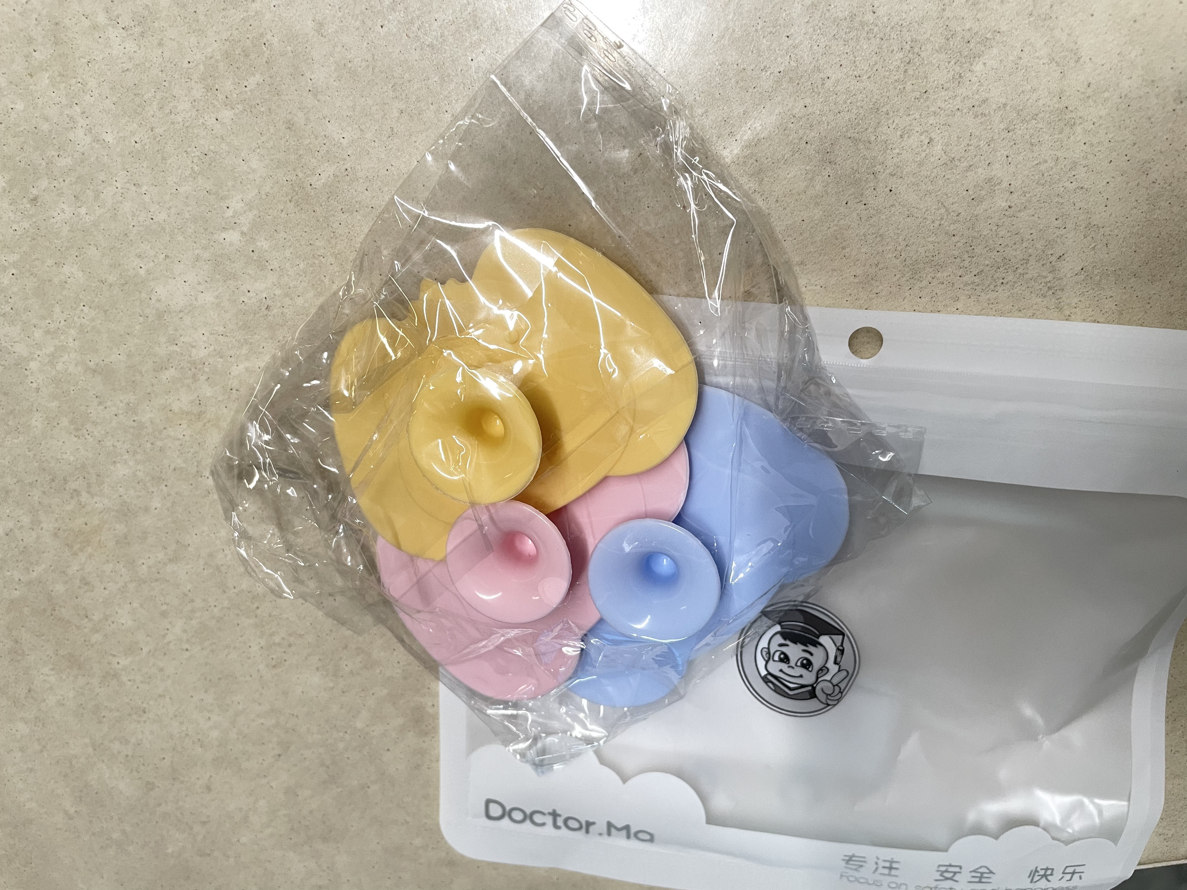马博士婴幼儿洗头刷硅胶按摩去头垢宝宝洗头神器新生儿搓澡沐浴用品3个 实拍图