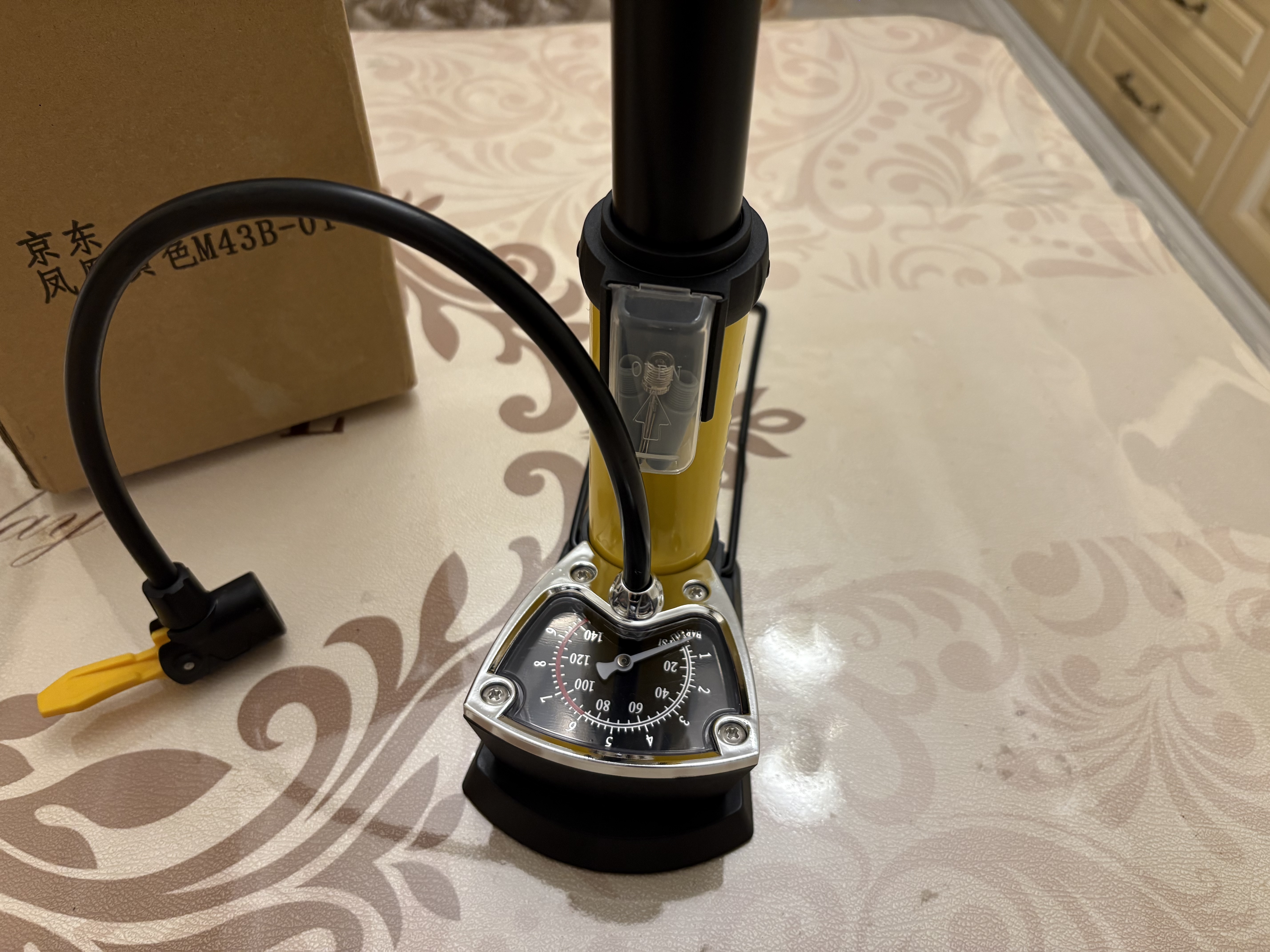 凤凰（Phoenix）脚踩打气筒自行车便携式电动摩托车电瓶车家用 实拍图