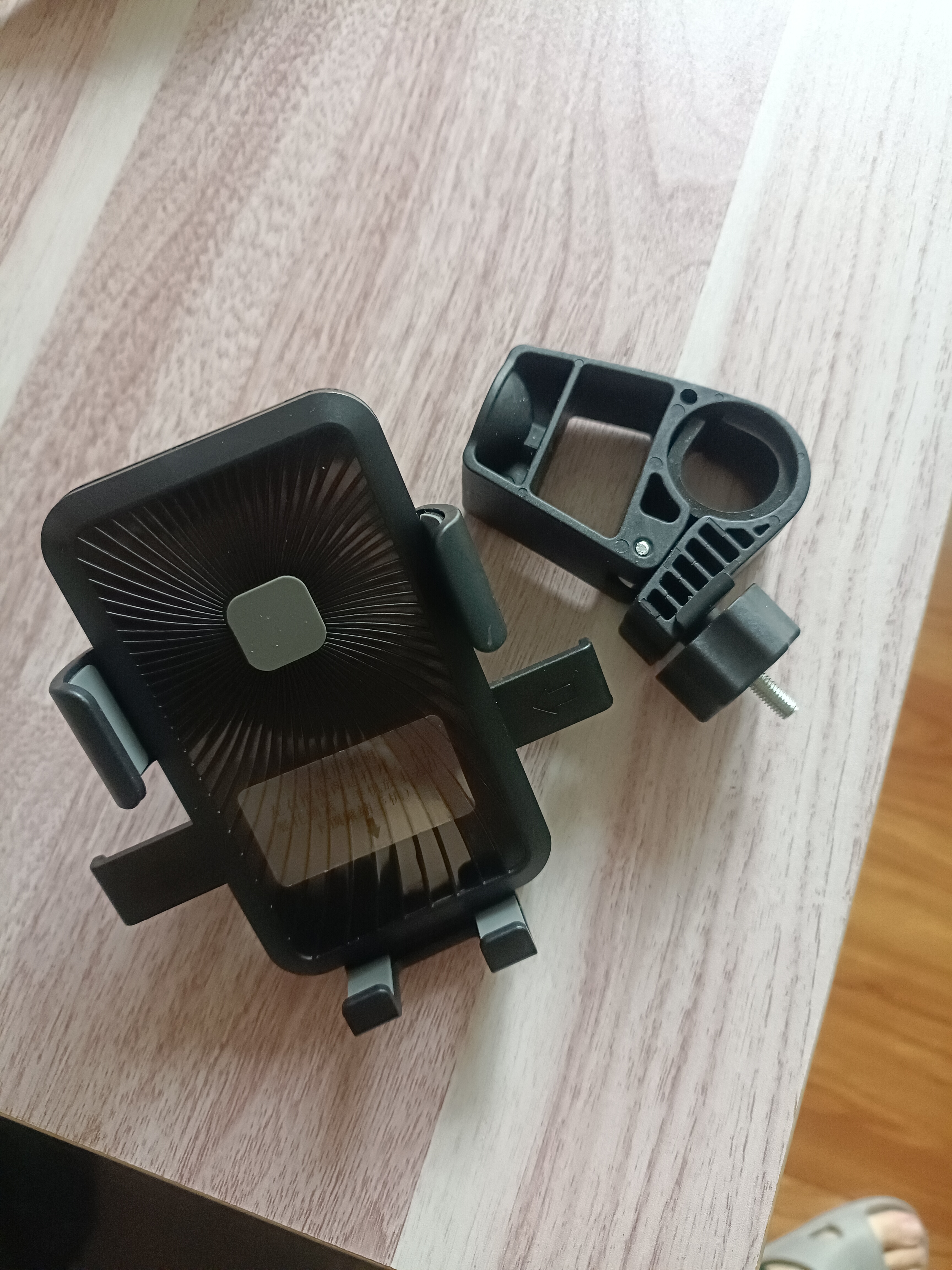 【爆款|京东包邮】电动车多场景可旋转手机支架新款家用通用导航神器外卖骑手便携防户外骑行防震 骑士黑【重力感应/升级车把款】 实拍图