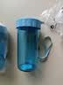 特百惠（Tupperware）雅致300ML塑料杯男女士学生儿童夏季水杯子户外便携口袋杯 晴天蓝 实拍图