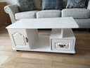 班地亚 欧式 电视柜茶几组合现代简约客厅小户型地柜白色经济型简易北欧 暖白电视柜2米+茶几1米 送货包安装 实拍图