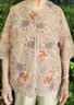 俞兆林（YUZHAOLIN） 母亲节礼物妈妈夏装2026套装冰丝上衣服中年女装短袖T恤中老年女 卡其色+（搭配米色裤子） 4XL （建议125-140斤） 实拍图