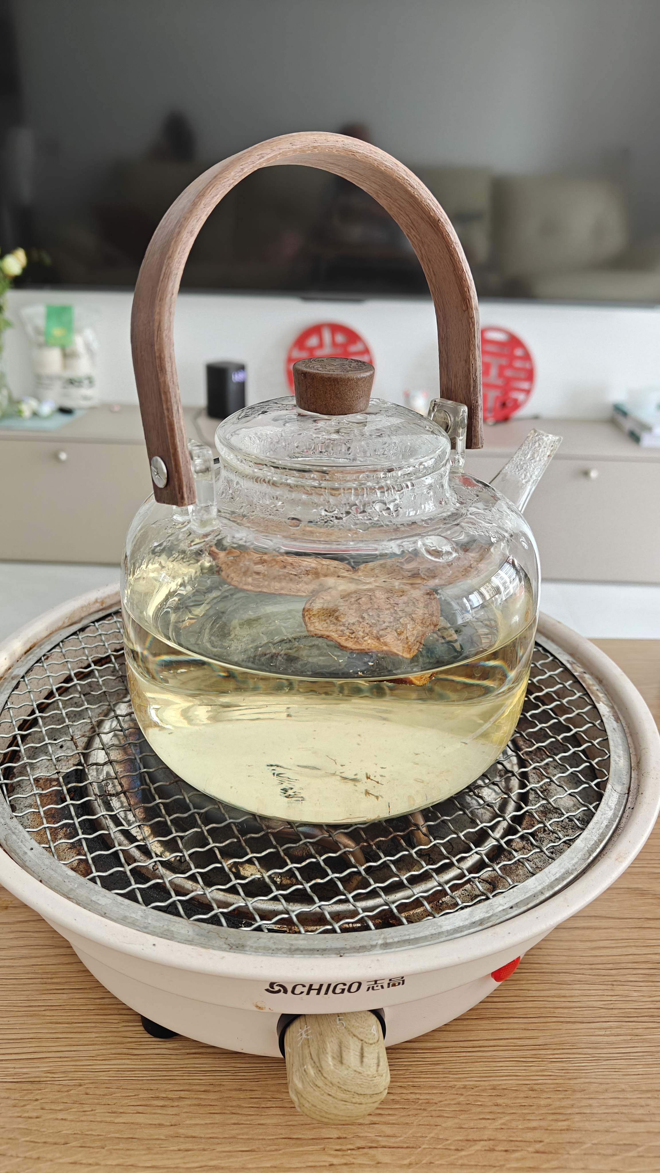茗光茶壶玻璃煮茶壶茶水分离泡茶壶高硼硅玻璃烧水壶玻璃茶具功夫茶壶 实拍图