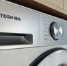 东芝（TOSHIBA）玉兔2.0高奢洗烘套装 全自动滚筒洗衣机家用+变频热泵烘干机 一级能效省电DG-10T183BW+183 实拍图