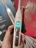 飞利浦（PHILIPS）【教师节礼物】钻石5系智能语音Ai导航电动牙刷  全年装礼盒5刷头  送男士/女友 HX5681/02BP金 实拍图