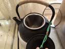 万家全铸铁壶煮茶器围炉煮茶壶煮水泡茶烧水壶铁质功夫茶具电陶炉煮茶器 【中号】铁壶+不锈钢滤网 900ml 实拍图