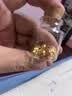 金小貅黄金转运珠古法足金999小金珠重版加厚金珠投资金攒金DIY配件手串 0.2g,4mm光珠珠重版1颗 实拍图