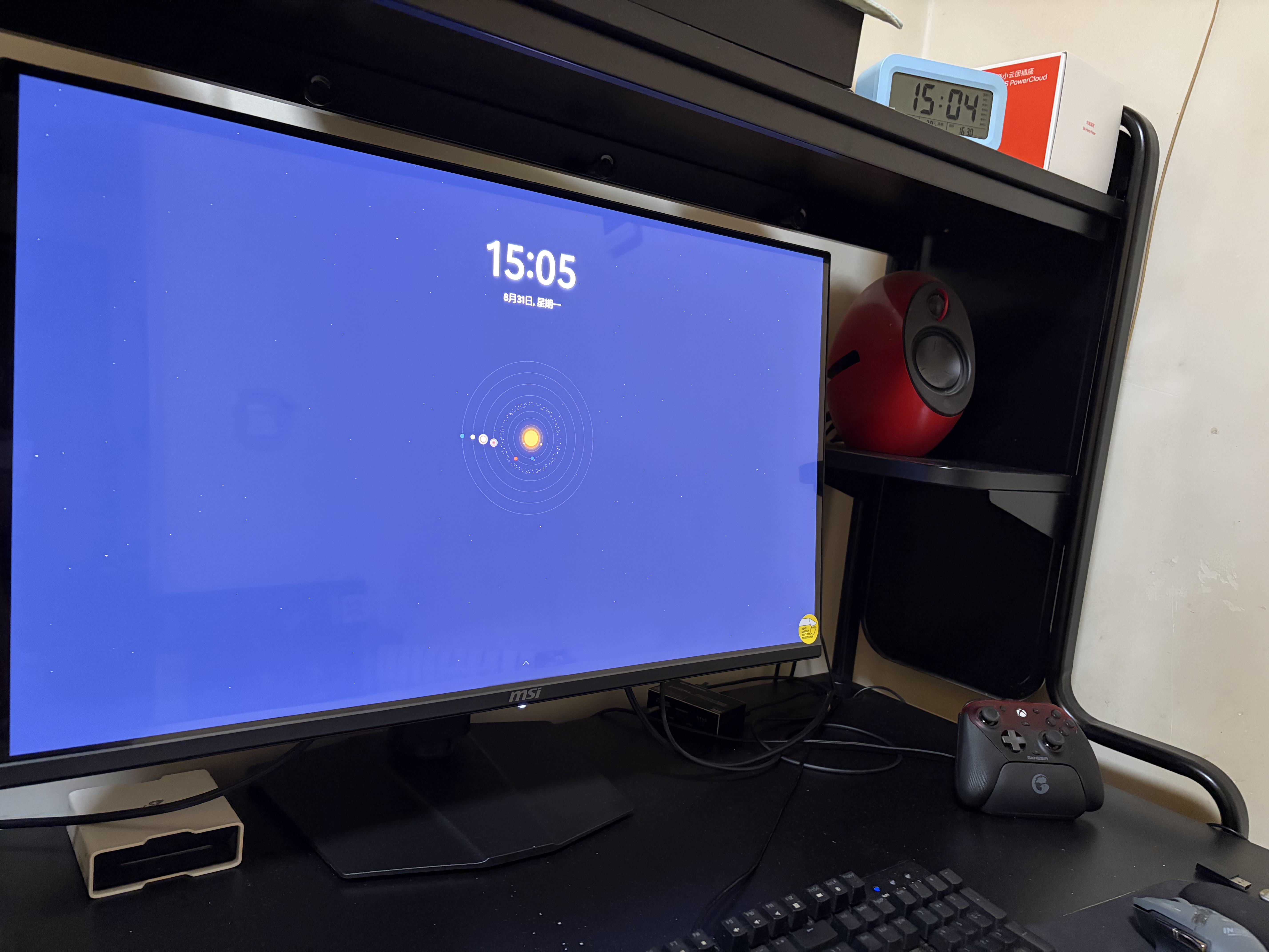 微星（MSI）流光X24 MAG 321UP QD-OLED X24 32英寸4K240Hz 三星第四代OLED电脑显示器 电竞显示屏 实拍图