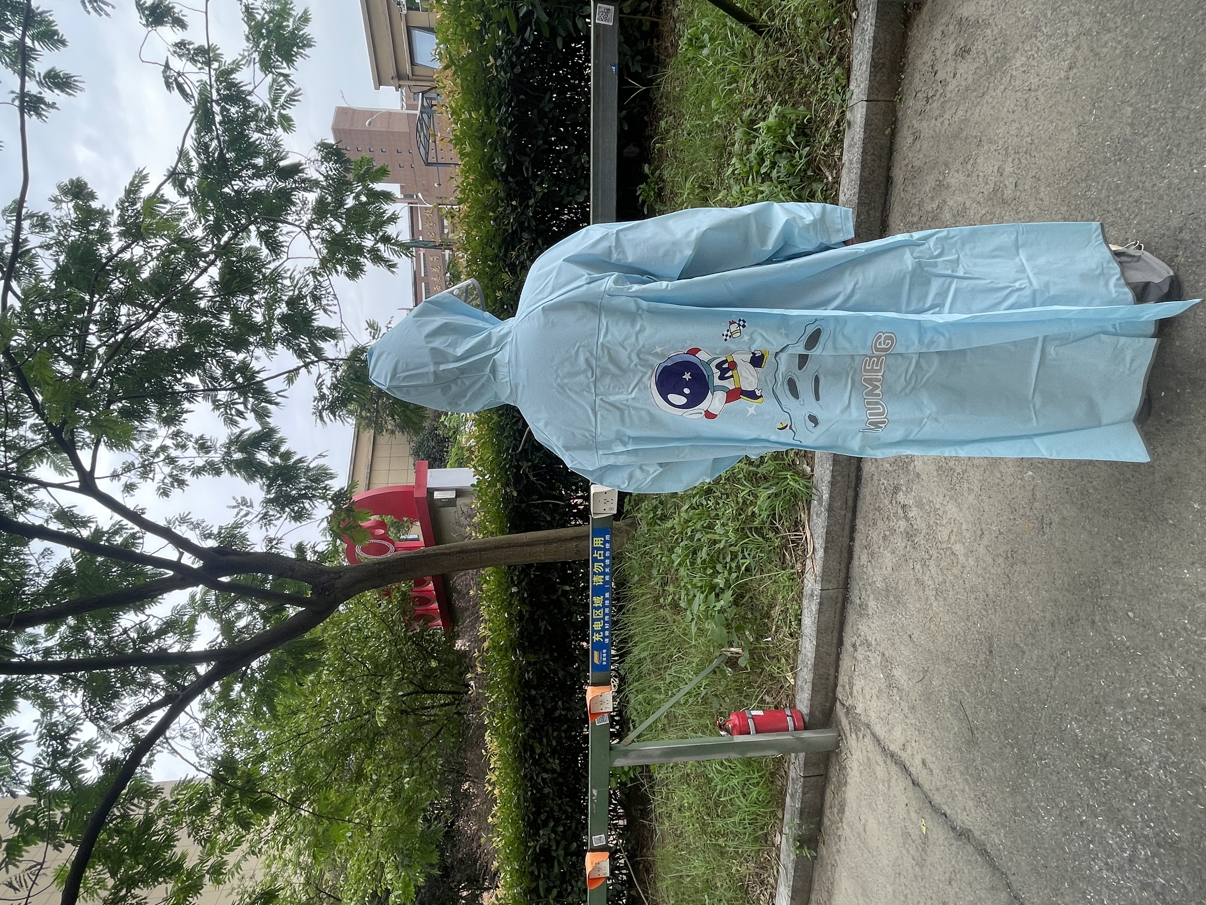 牧萌儿童雨衣带书包位男女童男孩小学生上学防雨开学必备2026新款 实拍图