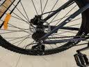 雷克斯LAUX 哪吒200plus Pro山地成人学生代步通勤铝合金24速纯油碟现货 超哑谱蓝（Plus） 24速 27.5英寸（身高推荐：165-185cm） 实拍图