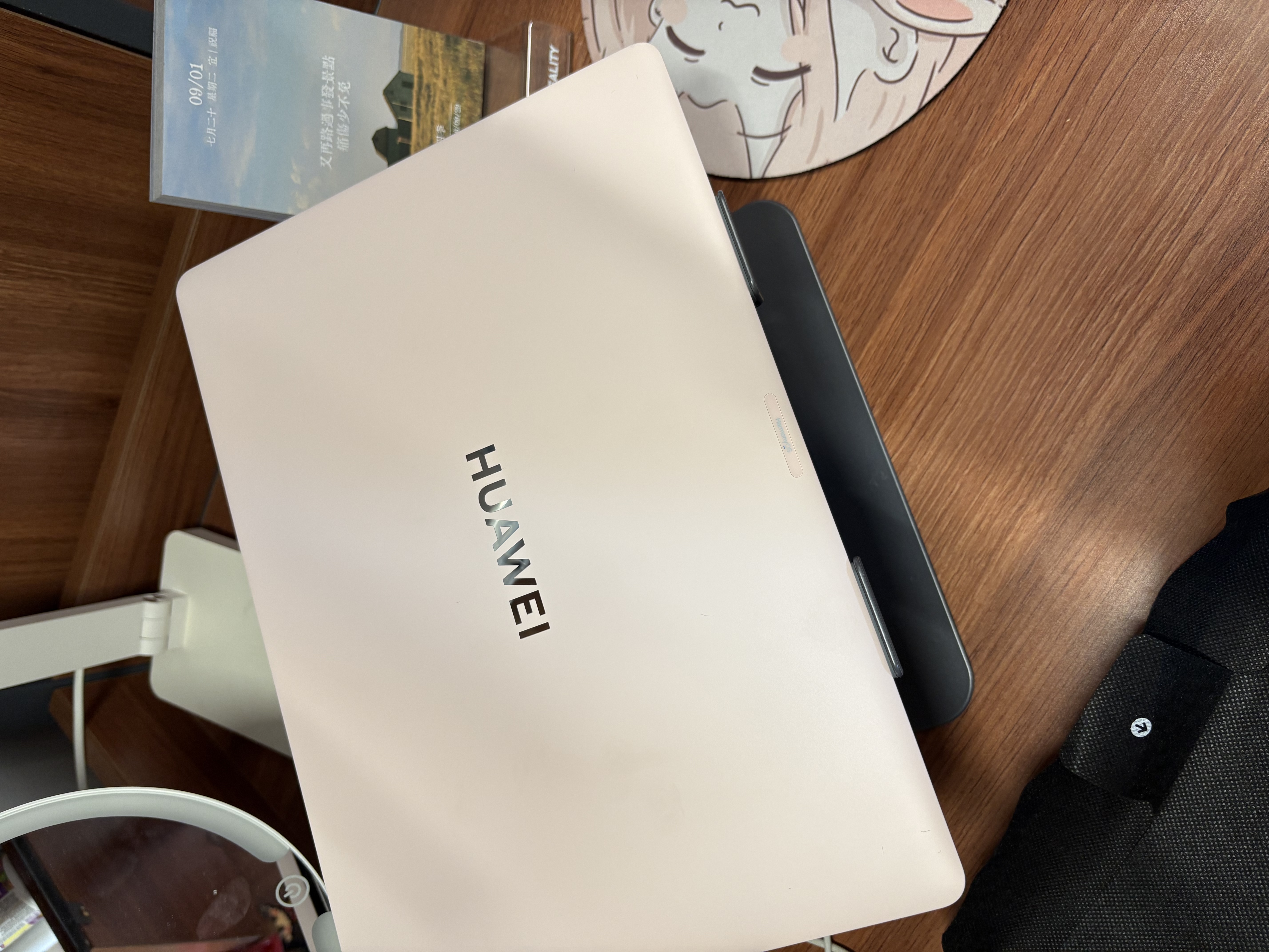 华为MateBook Pro 麒麟X90 Plus柔光版鸿蒙笔记本电脑 OLED云晰柔光屏 970g超轻薄 24GB 1TB拂晓粉 实拍图