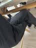 京东京造速干舒弹夏季男士裤子跑步长裤健身运动裤直筒卫裤休闲裤 犀牛灰M 实拍图