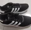 阿迪达斯（adidas）男鞋跑步鞋运动鞋轻便减震防滑休闲鞋 黑/白 44 实拍图