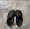 卡骆驰（CROCS）贝雅卡骆班洞洞鞋|205089 黑色/白色-066   37 /38(230mm)   实拍图