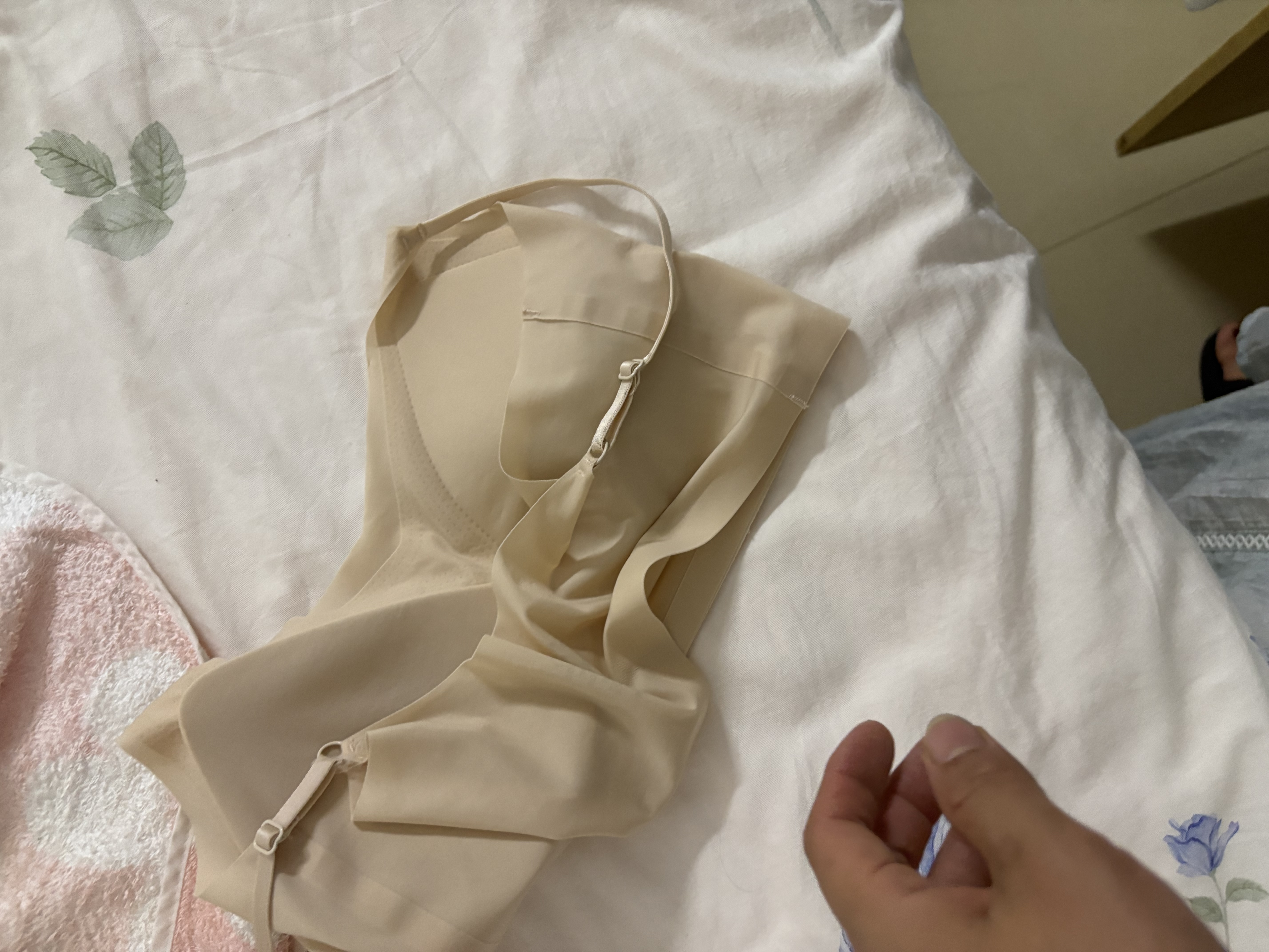 猫人粉底液少女内衣女文胸儿童发育期初高中学生无痕隐形背心运动防震 实拍图